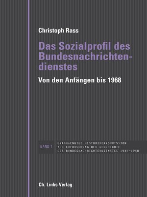 cover image of Das Sozialprofil des Bundesnachrichtendienstes